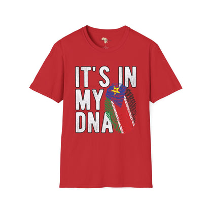 it's in my DNA unisex tee - South Sudan