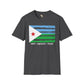 Djibouti strip unisex softstyle tee Funky African