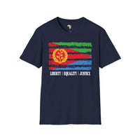 Eritrea strip unisex softstyle tee Funky African
