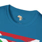 Burundi strip unisex softstyle tee Funky African