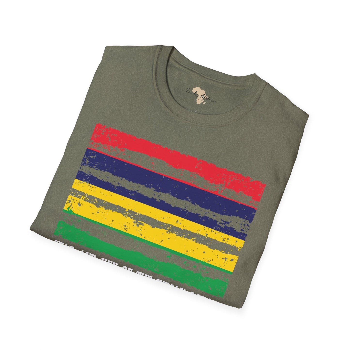 Mauritius strip unisex softstyle tee