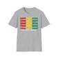 Guinean strip unisex softstyle tee Funky African