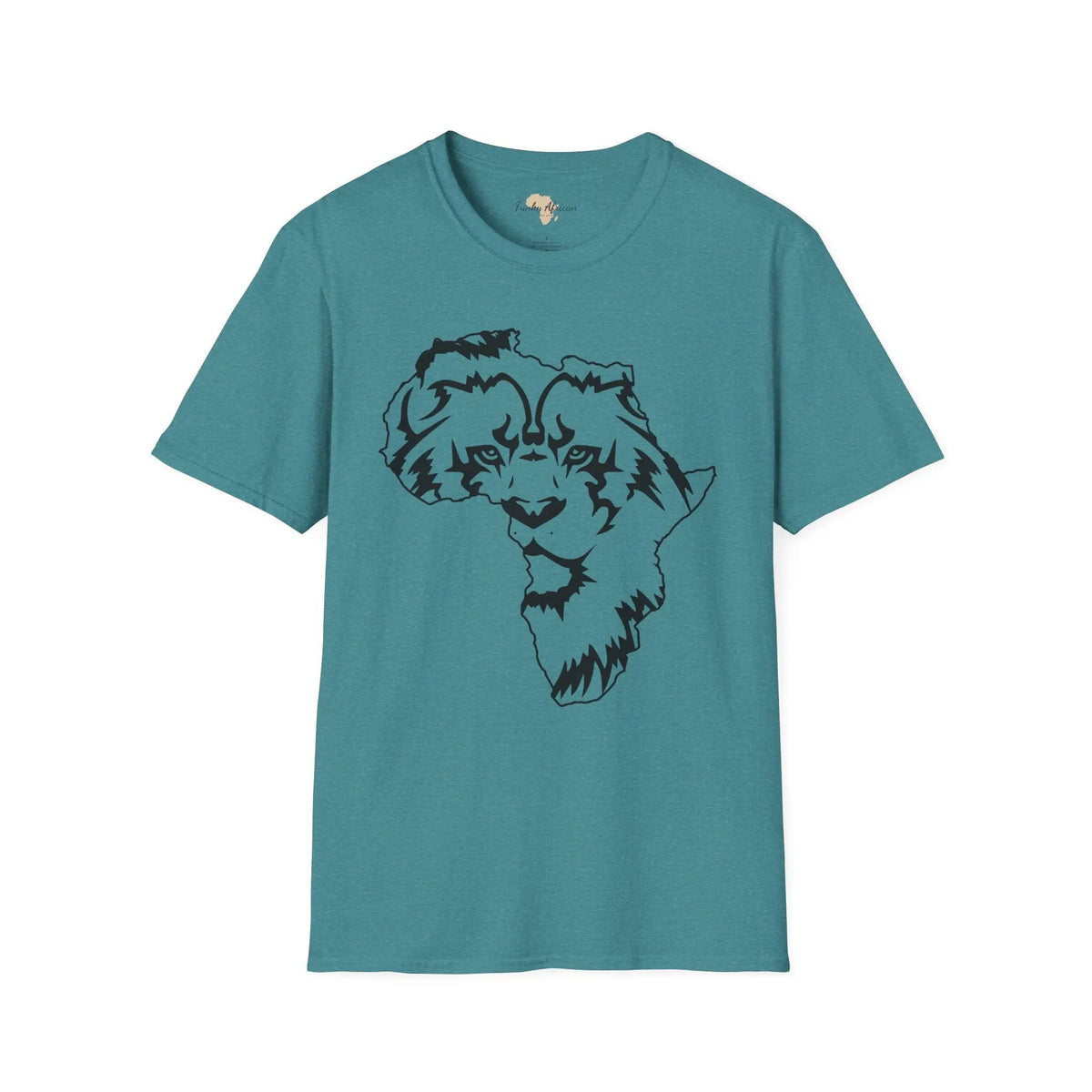 African map graffiti unisex softstyle tee Funky African