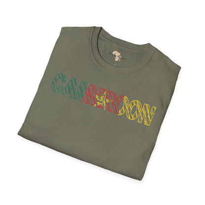 Cameroon text unisex softstyle tee