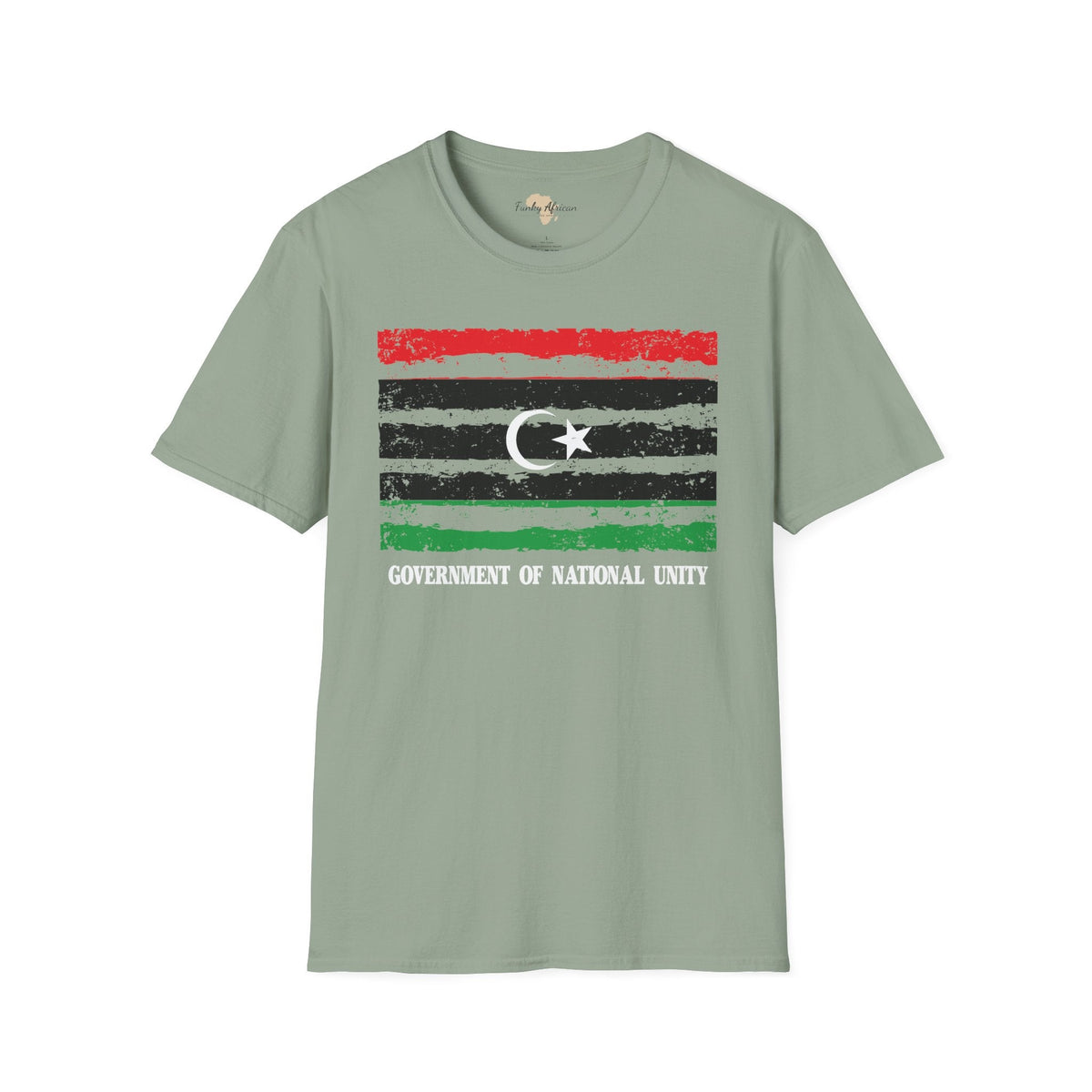 Libya strip unisex softstyle tee Funky African