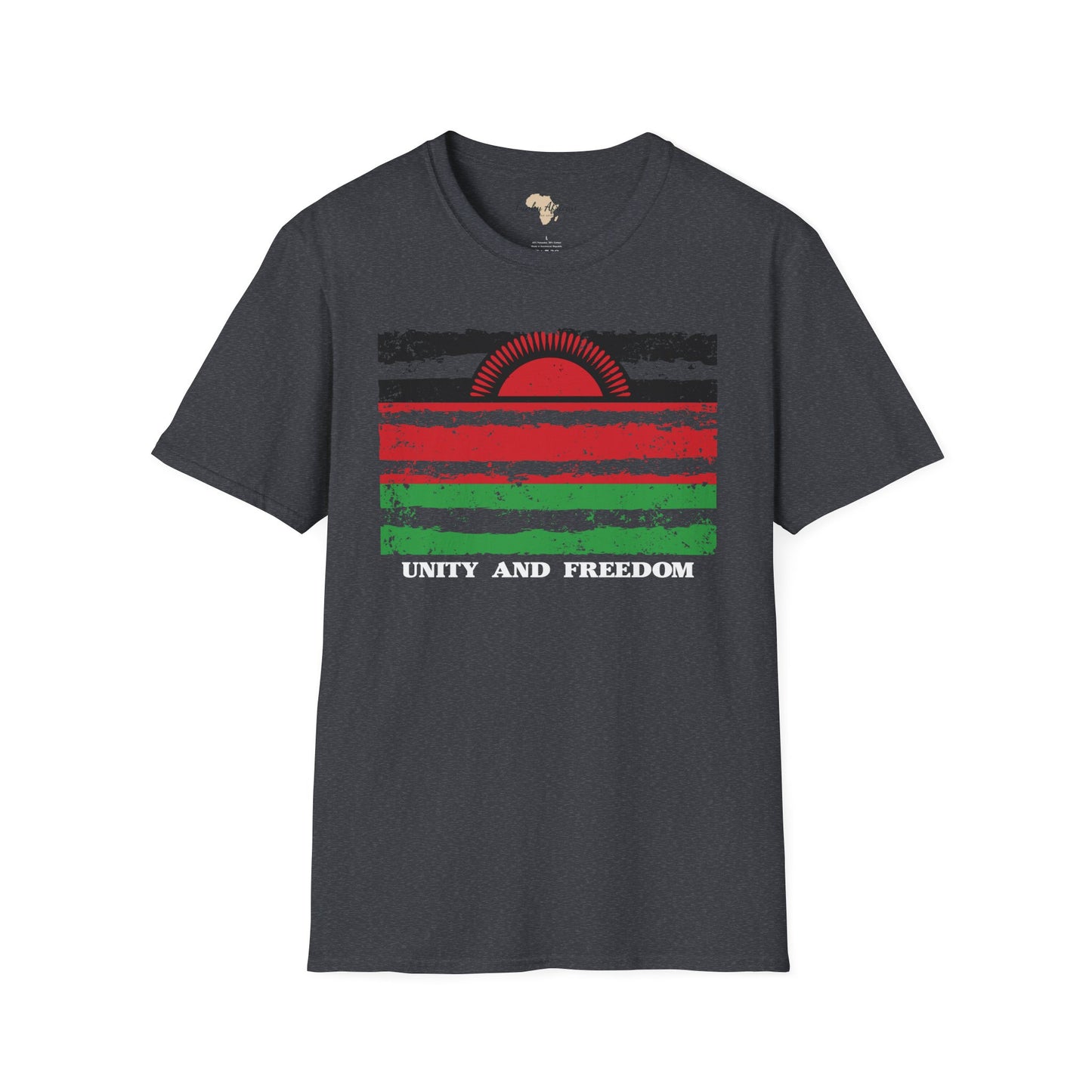 Malawi strip unisex softstyle tee