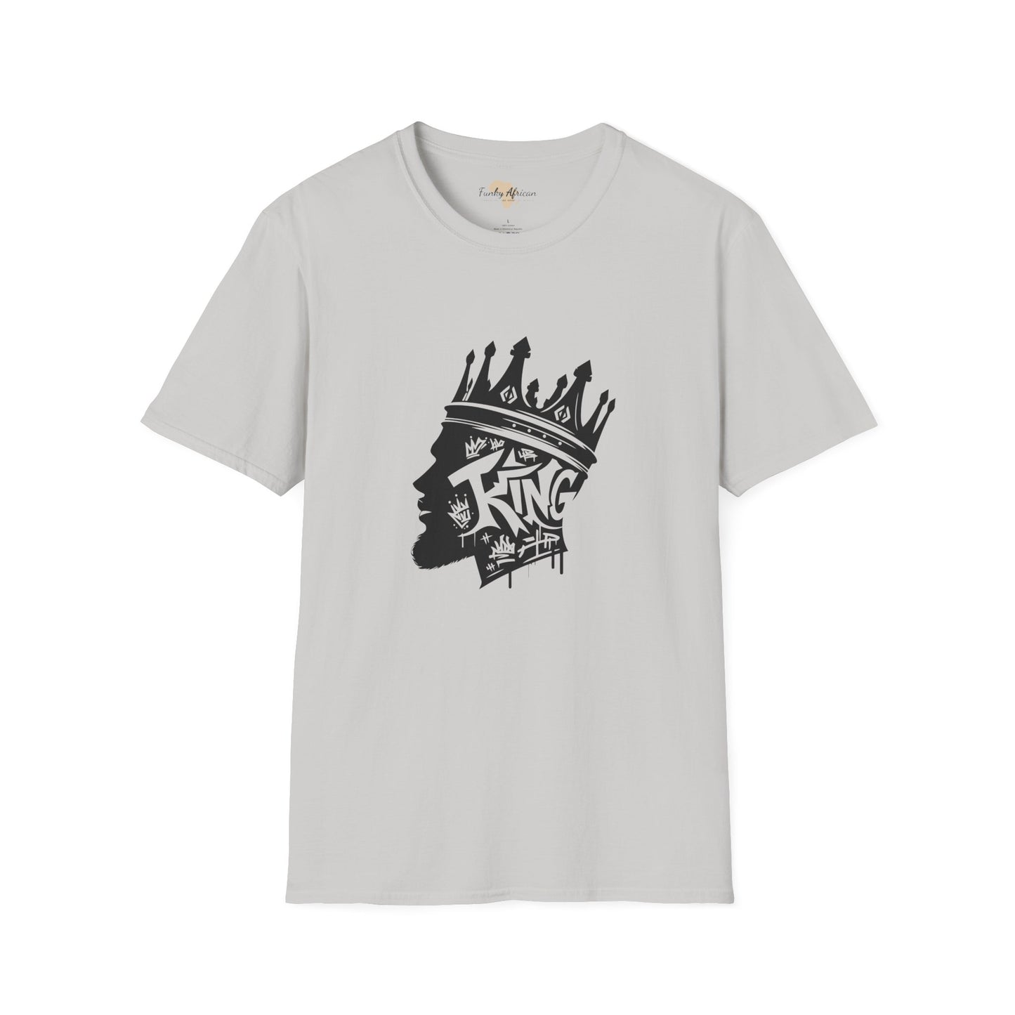 African King graffiti unisex softstyle tee