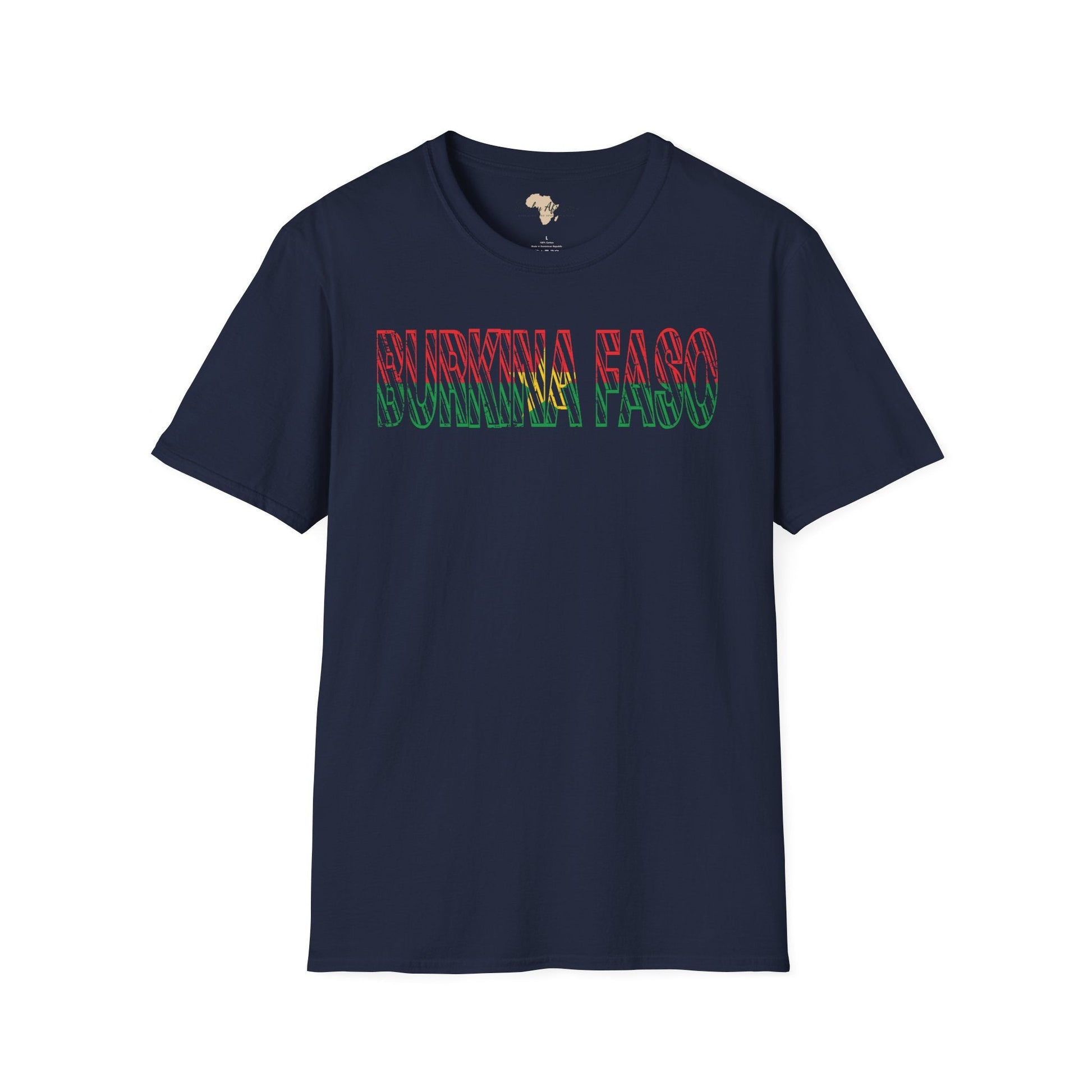 Burkina Faso text unisex softstyle tee Funky African