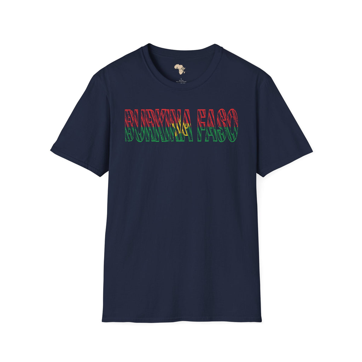 Burkina Faso text unisex softstyle tee Funky African