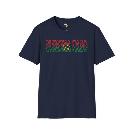 Burkina Faso text unisex softstyle tee Funky African