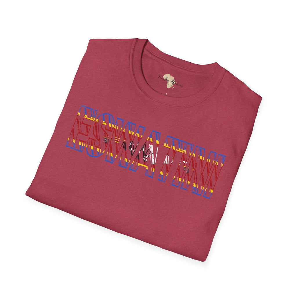 Eswatini text unisex softstyle tee Funky African