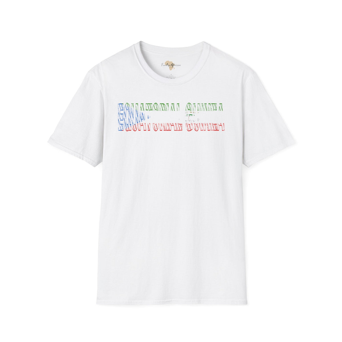 Equatorial Guinea text unisex softstyle tee Funky African