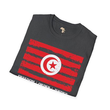 Tunisia strip unisex softstyle tee