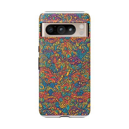 African Print Google Pixel Tough Cases