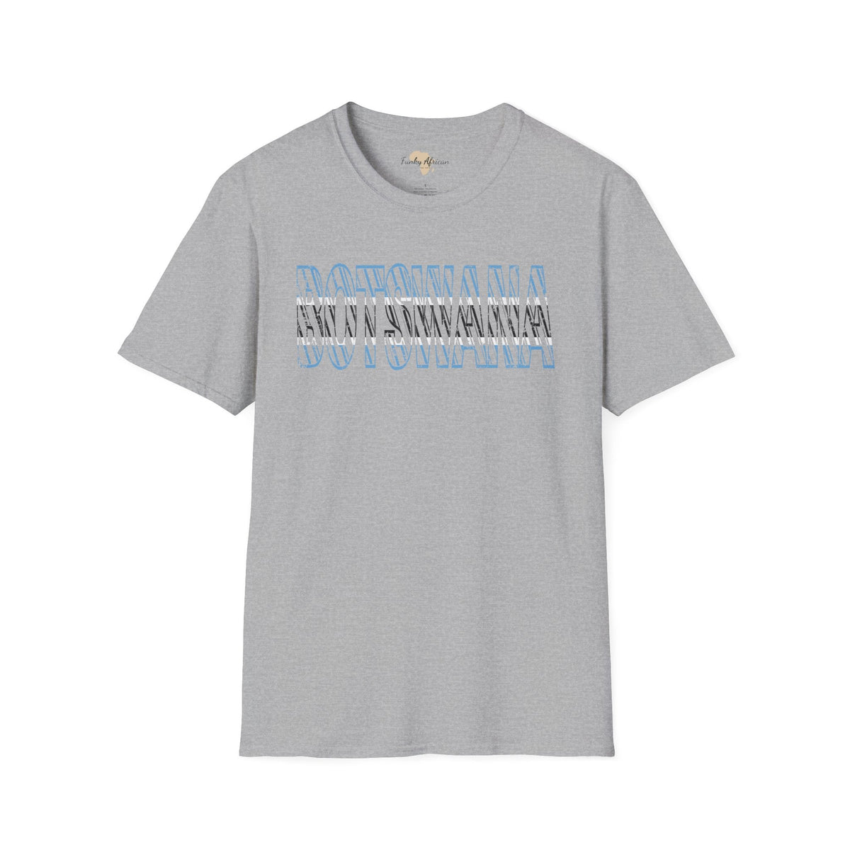 Botswana text unisex softstyle tee Funky African