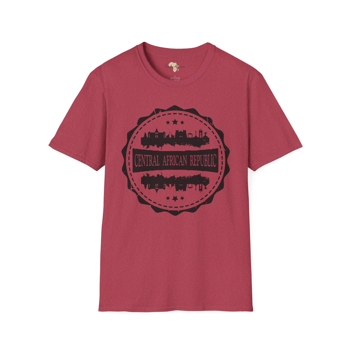 Central African Republic Stamp unisex tee Funky African