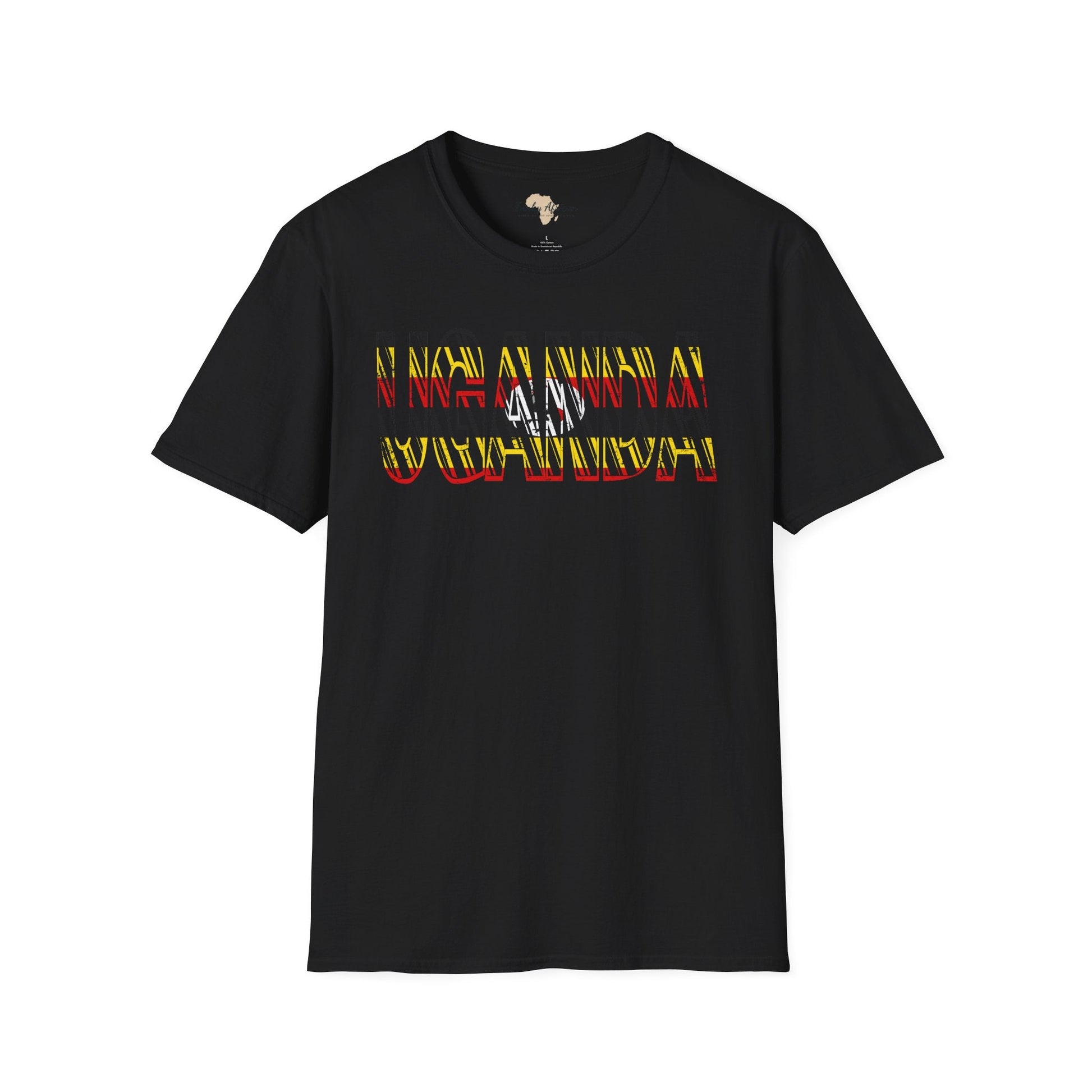 Uganda text unisex softstyle tee Funky African