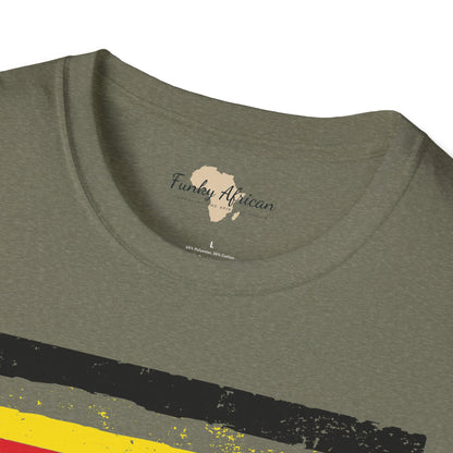 Uganda strip unisex softstyle tee