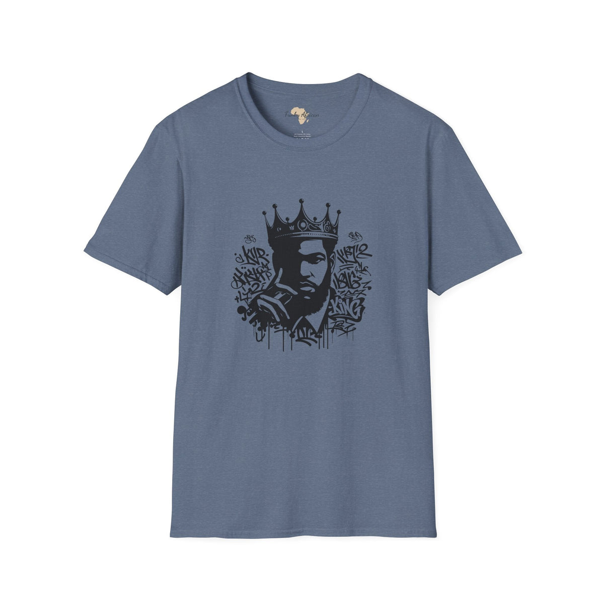 African King graffiti unisex softstyle tee Funky African