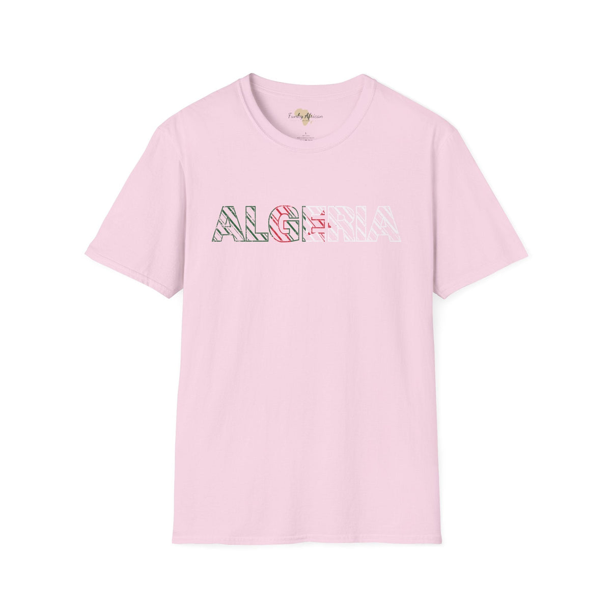 Algeria text unisex softstyle tee Funky African