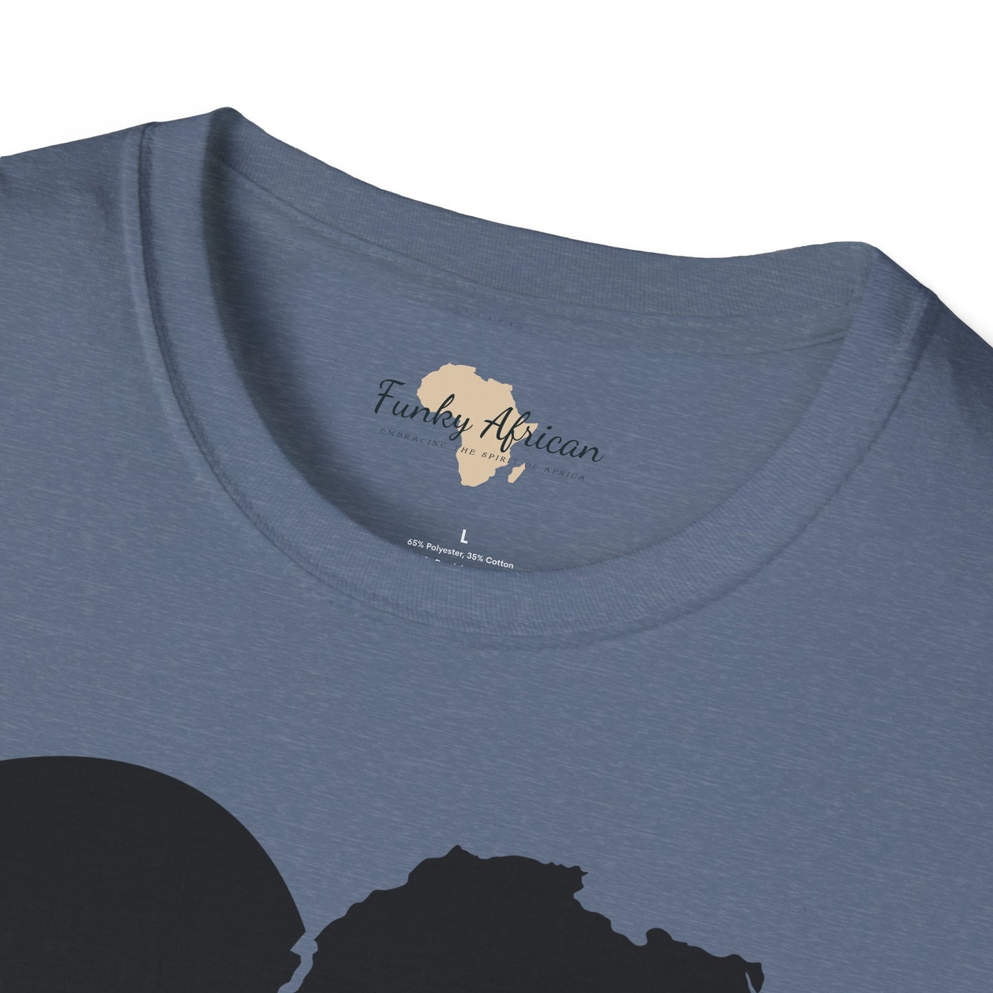 Love, Africa graffiti unisex softstyle tee