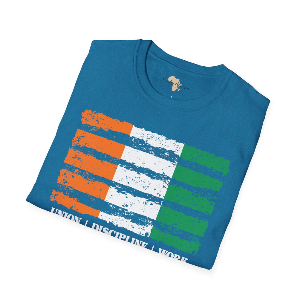 Côte d'Ivoire strip unisex softstyle tee Funky African