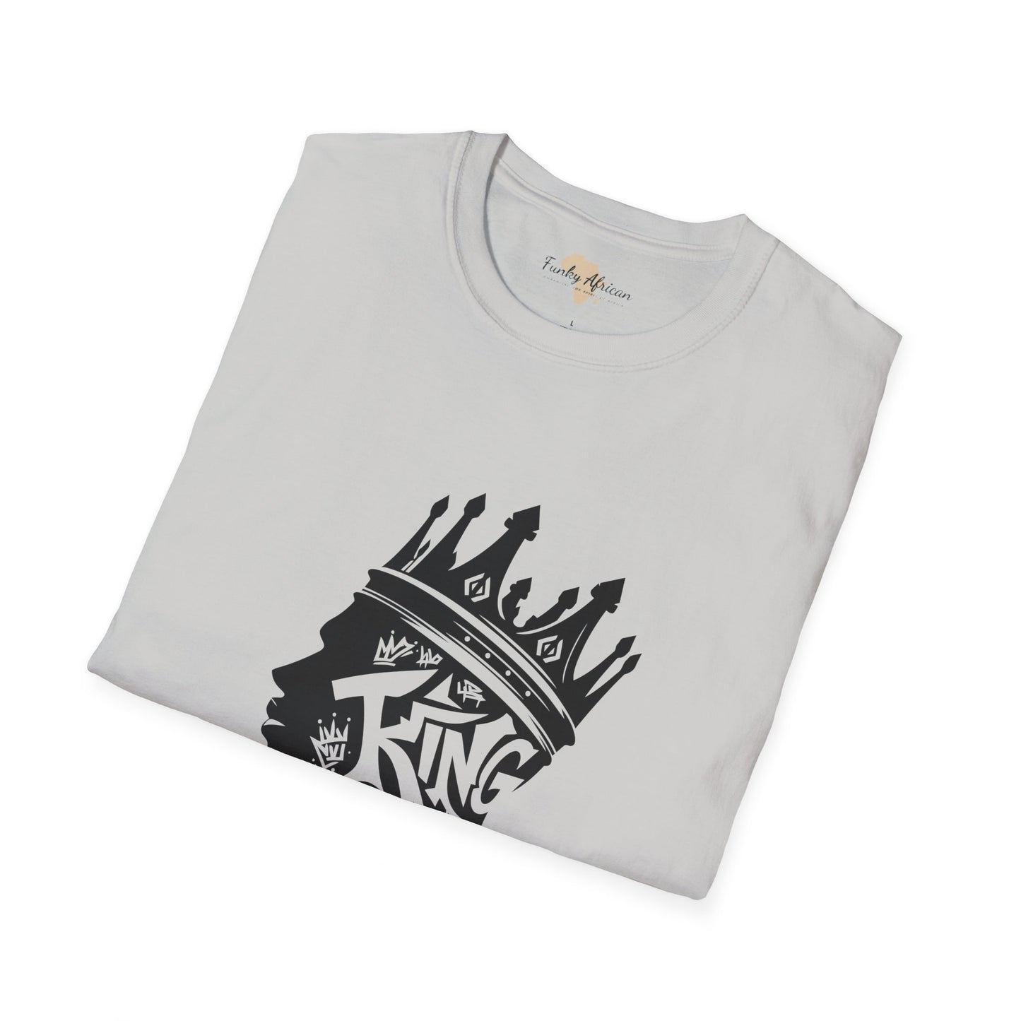 African King graffiti unisex softstyle tee