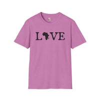 One love unisex softstyle tee Funky African