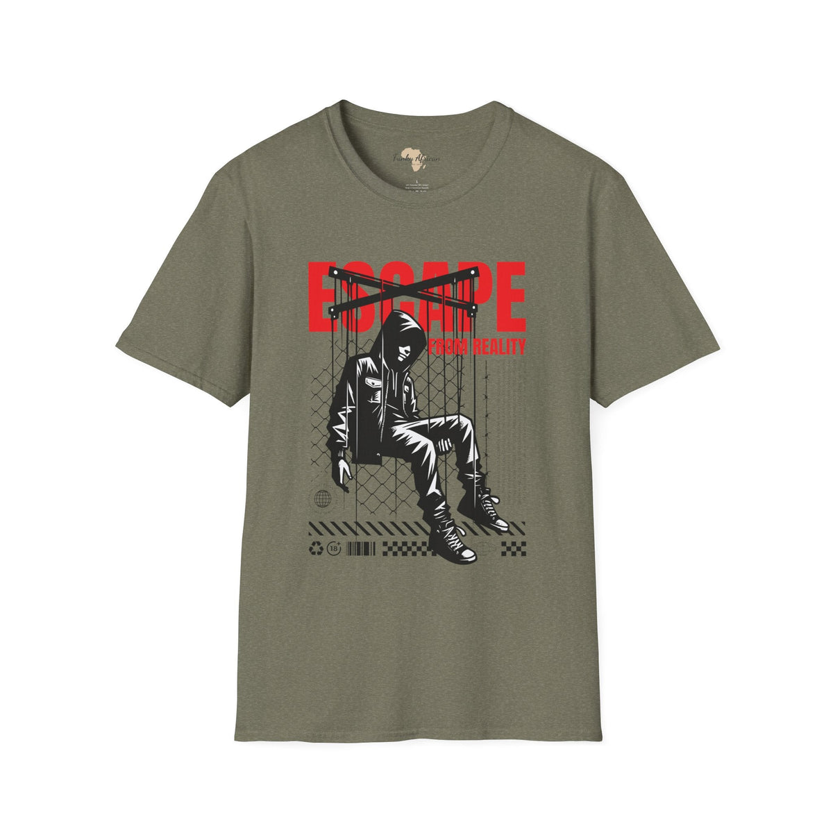 Escape from reality unisex softstyle tee Funky African