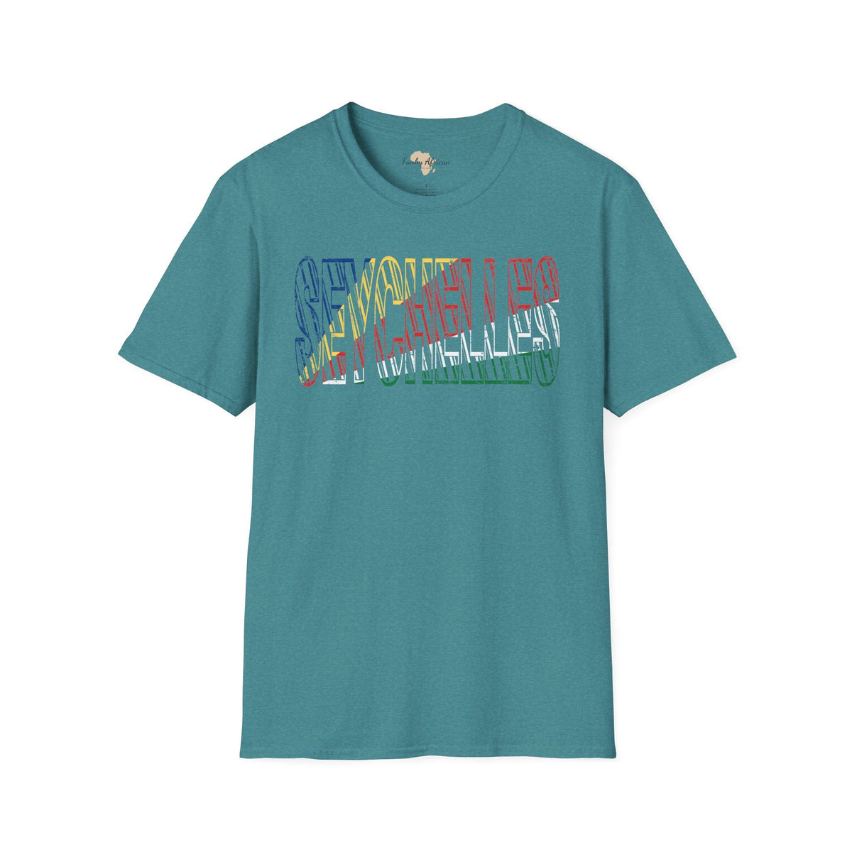 Seychelles text unisex softstyle tee Funky African