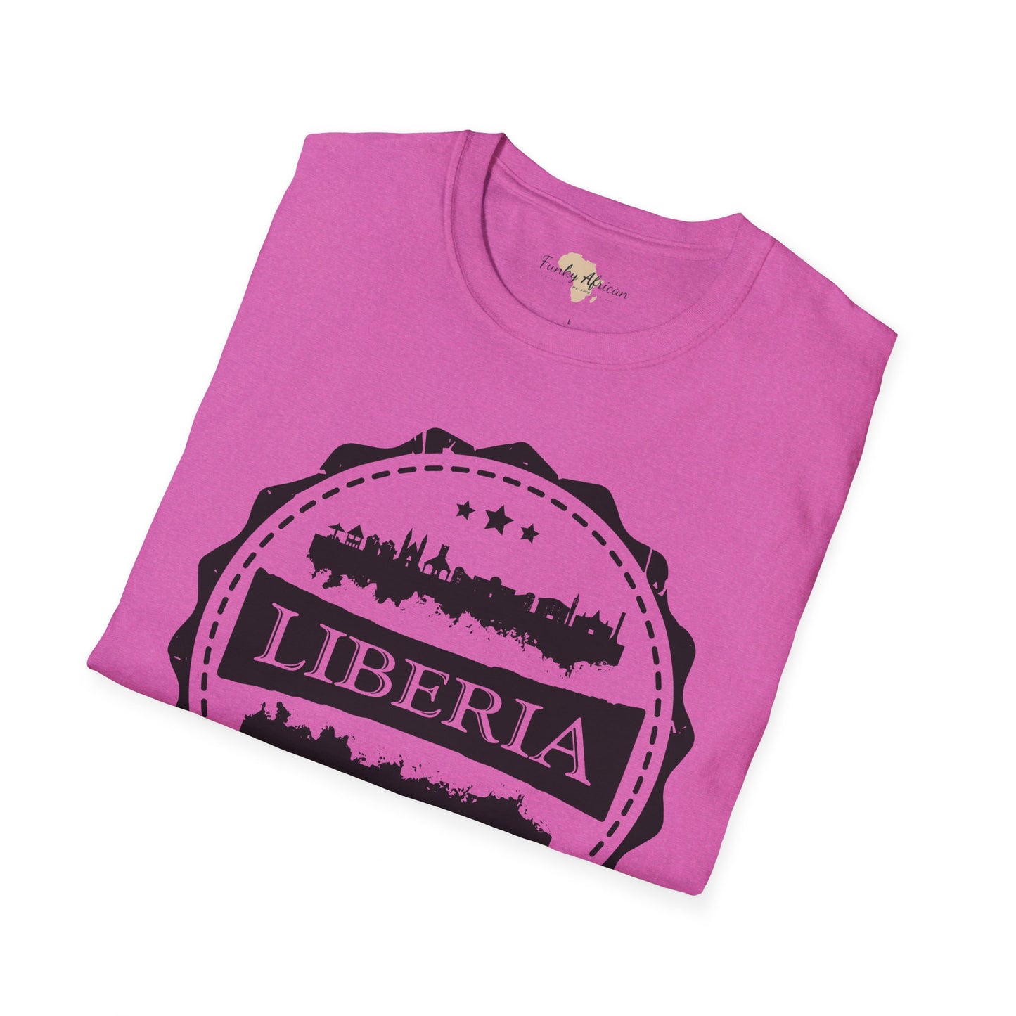 Liberia Stamp unisex tee