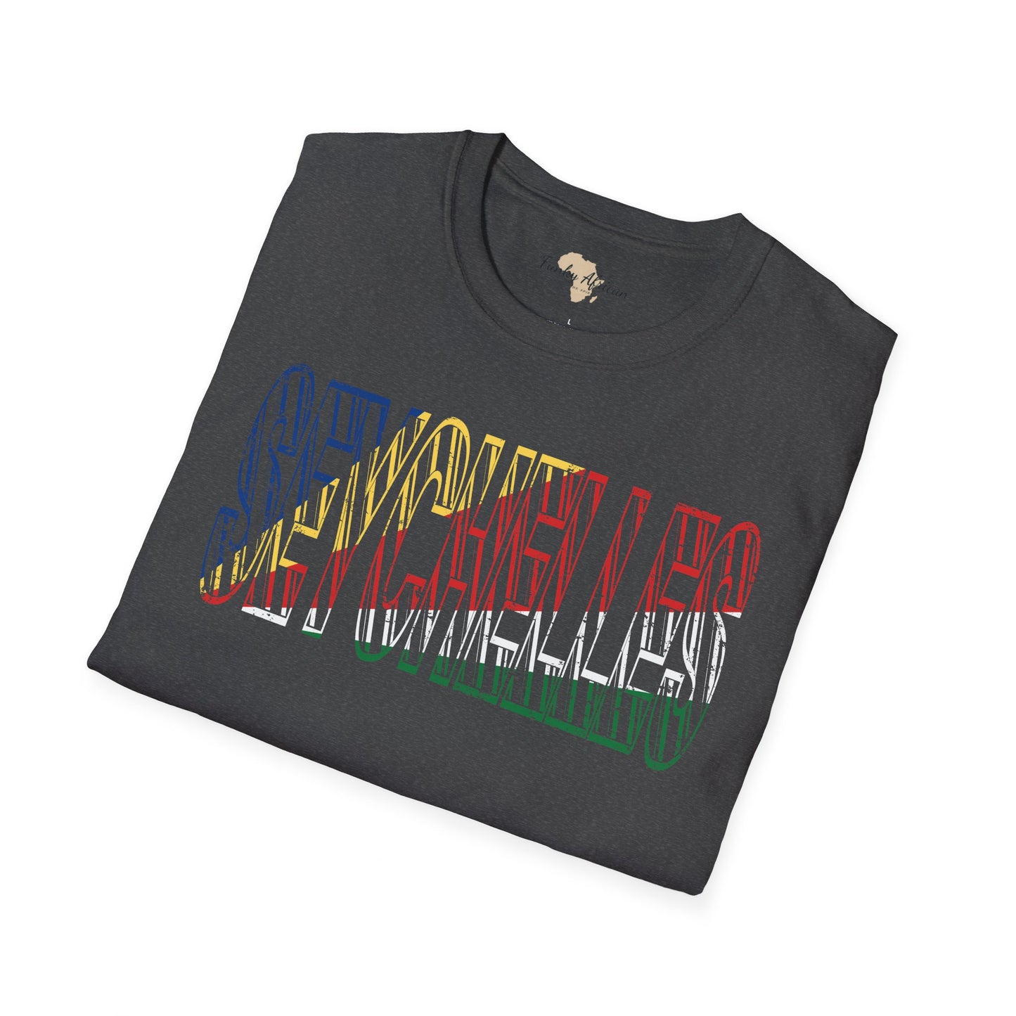 Seychelles text unisex softstyle tee