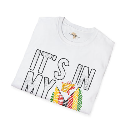 it's in my DNA unisex tee - Zimbabwe