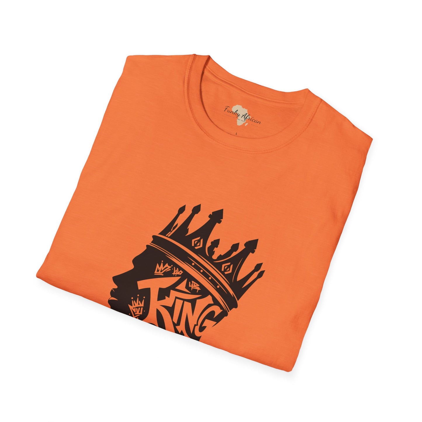 African King graffiti unisex softstyle tee