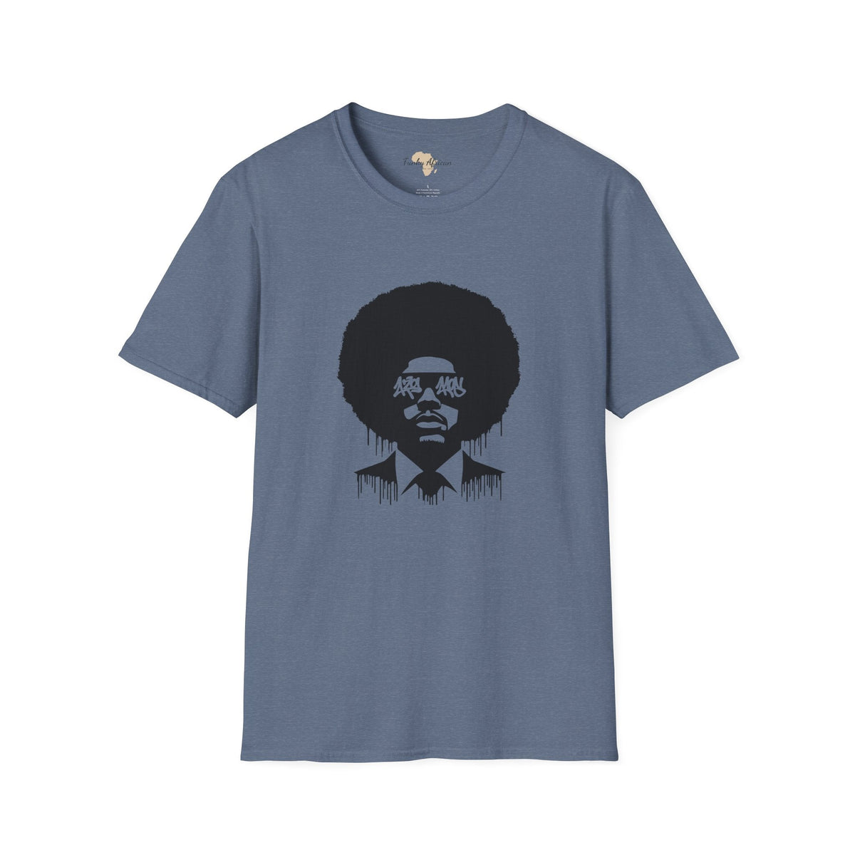 Afro graffiti unisex softstyle tee Funky African