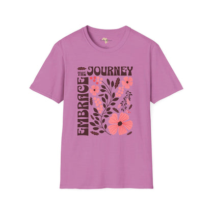 Embrace the journey unisex softstyle tee