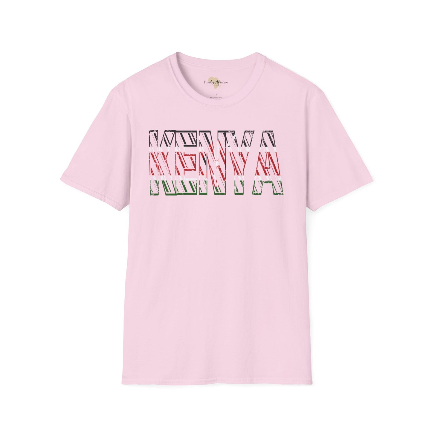 Kenya text unisex softstyle tee