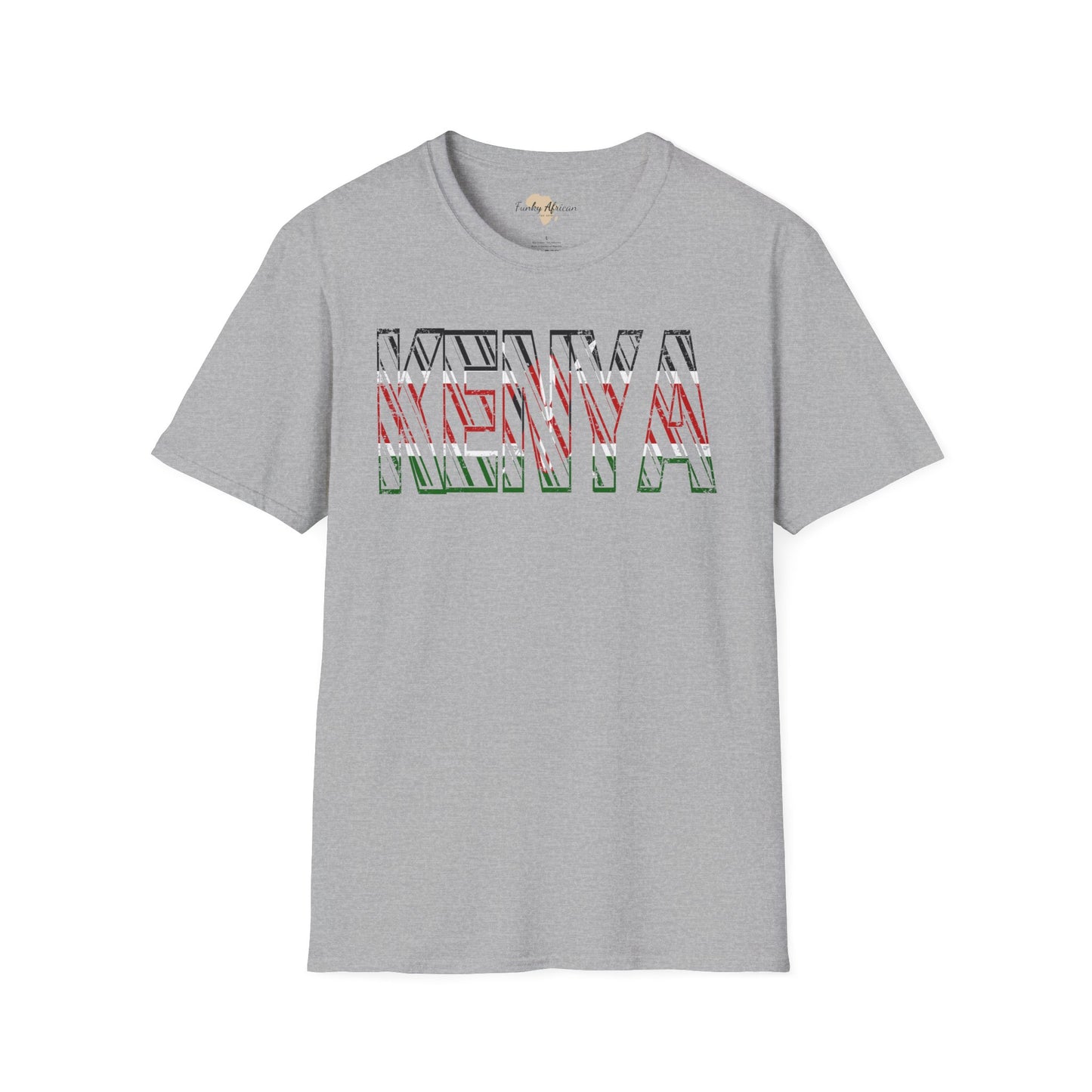 Kenya text unisex softstyle tee