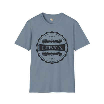 Libya Stamp unisex tee