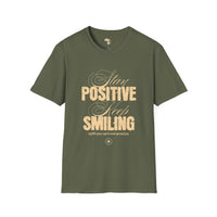 Stay positive unisex softstyle tee Funky African