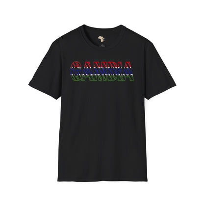 Gambia text unisex softstyle tee