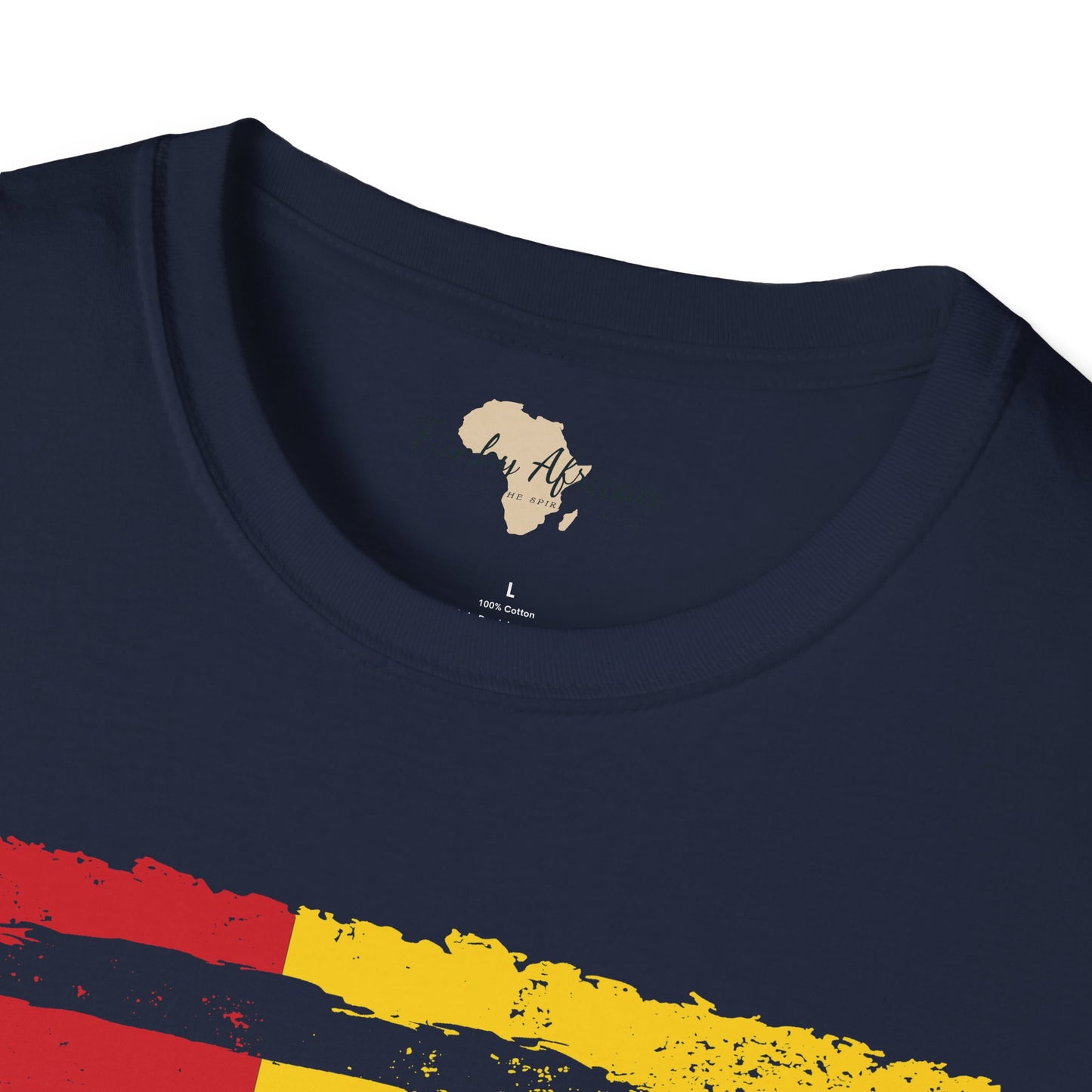 Guinea-Bissau strip unisex softstyle tee