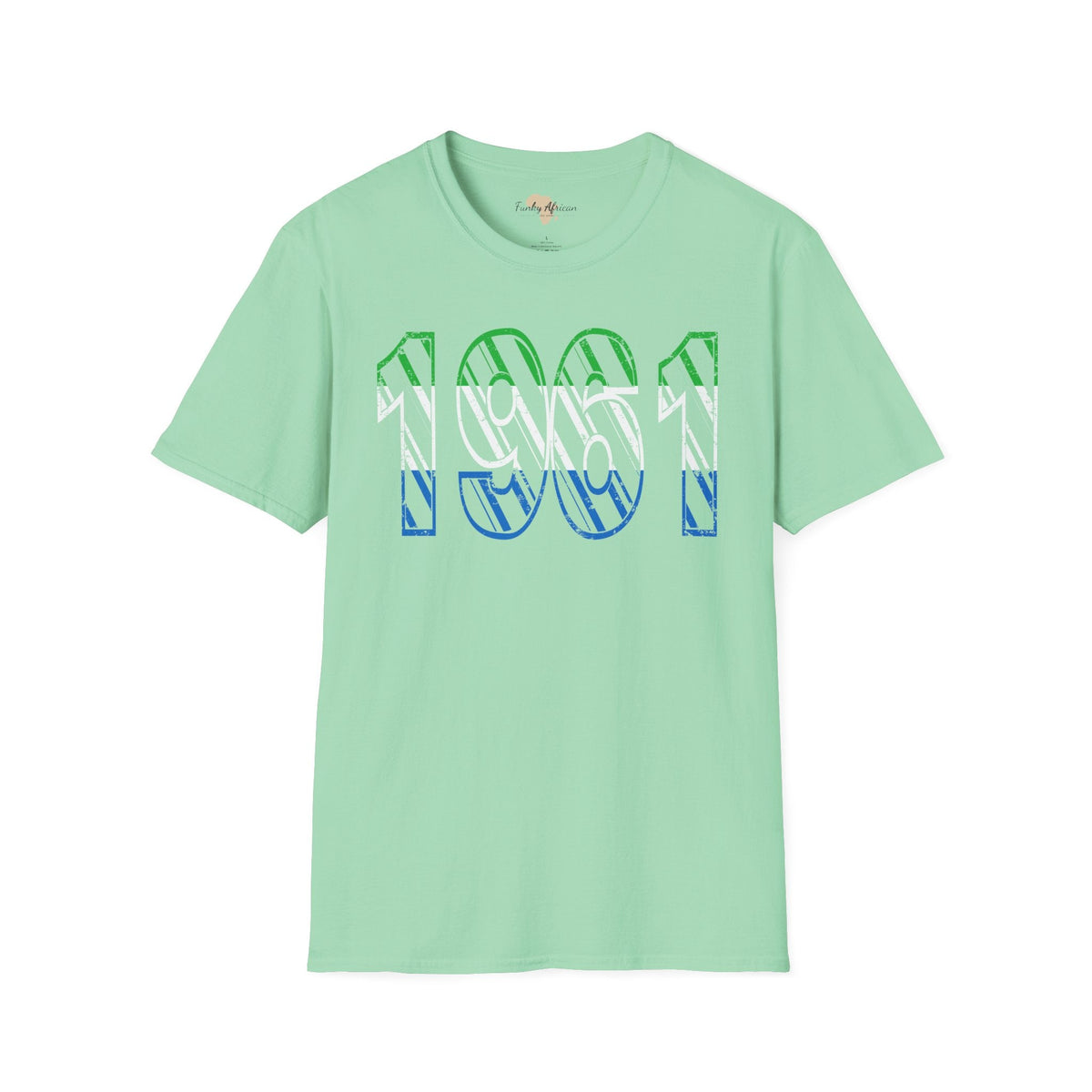 Sierra Leone year unisex softstyle tee Funky African