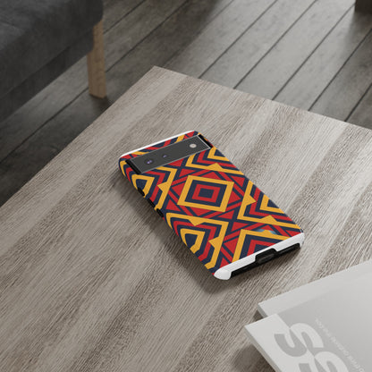 African Print Google Pixel Tough Cases