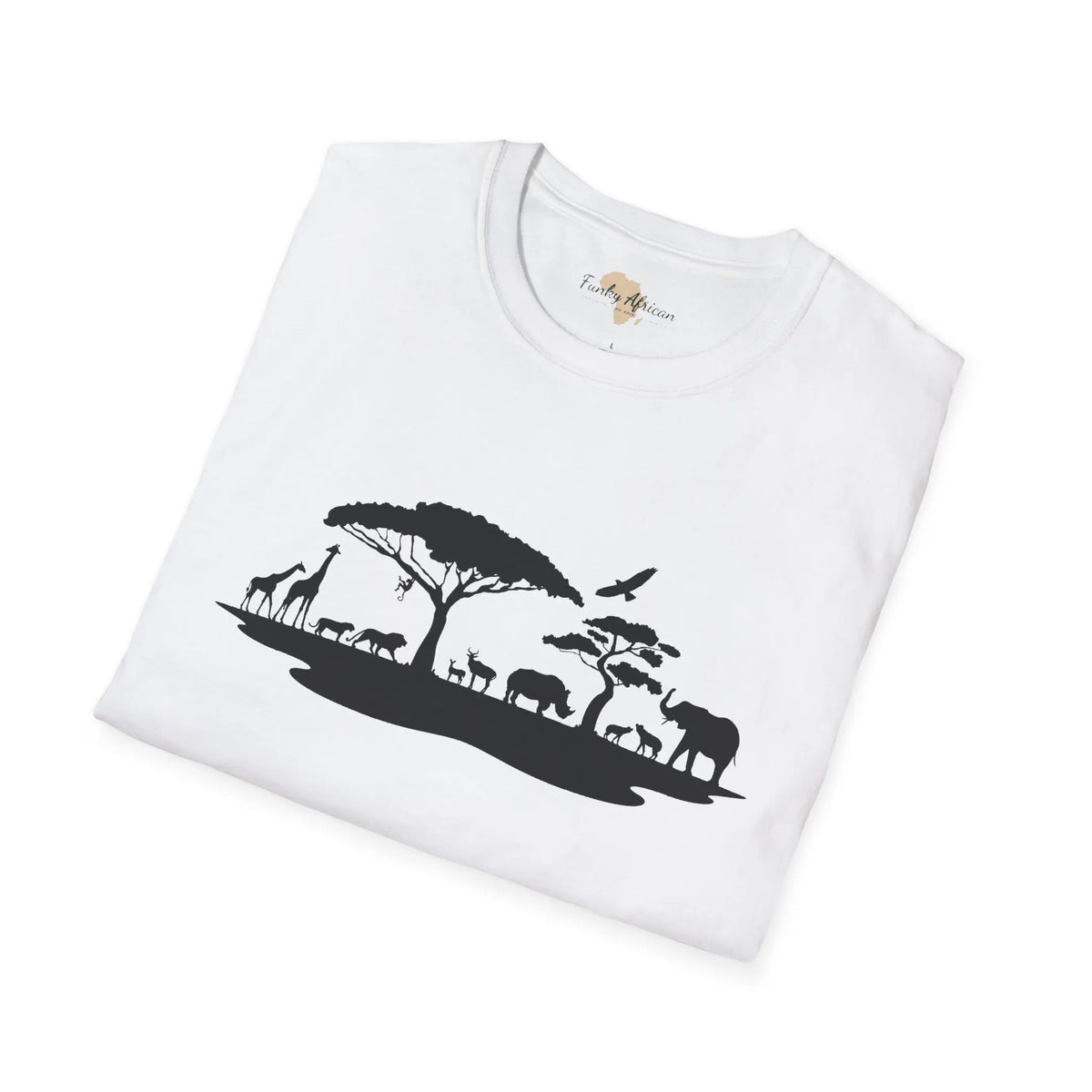 African jungle unisex softstyle tee Funky African