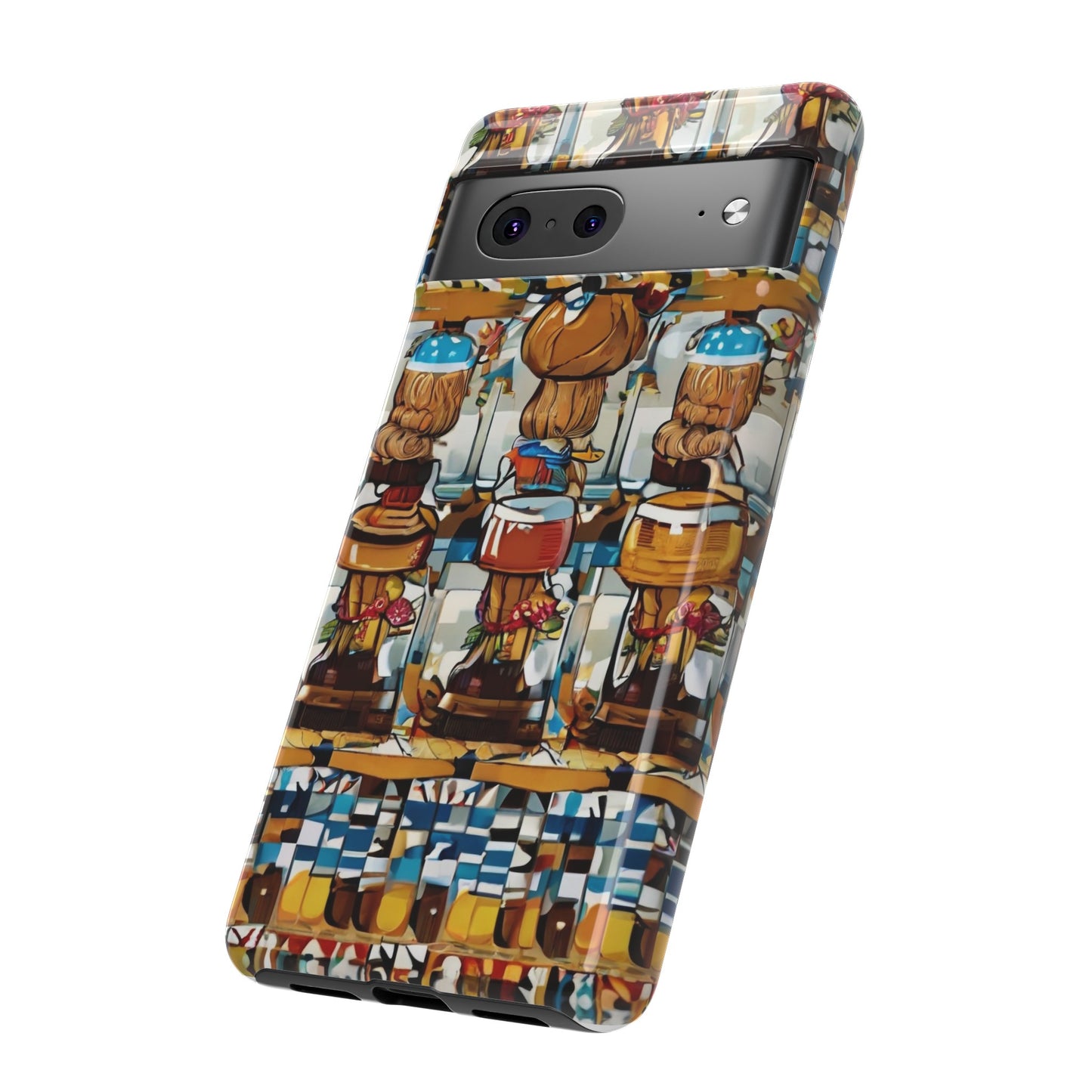 African Print Google Pixel Tough Cases