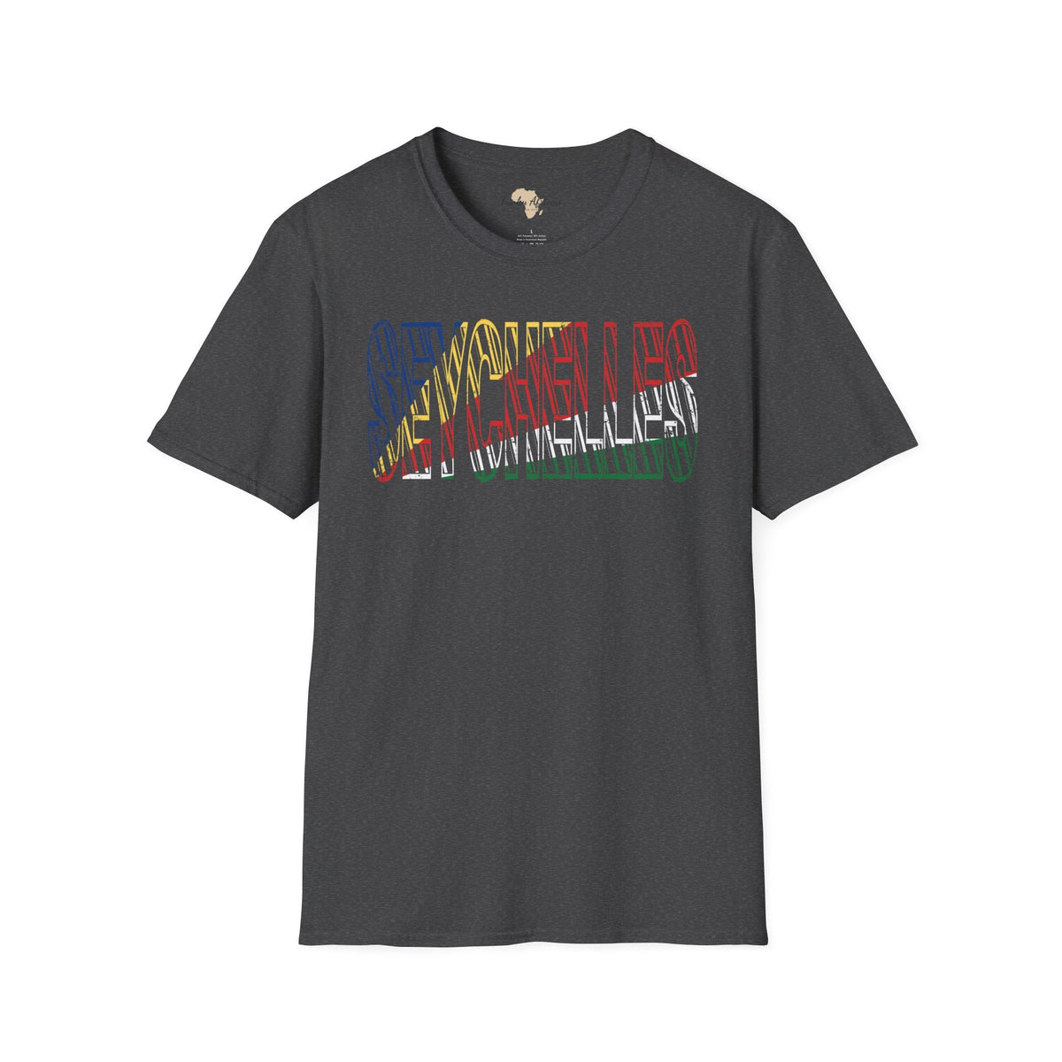 Seychelles text unisex softstyle tee Funky African