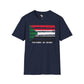 Sudan strip unisex softstyle tee Funky African