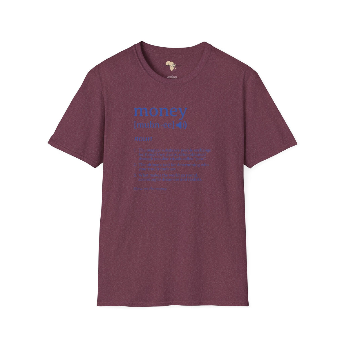 Money unisex softstyle tee Funky African