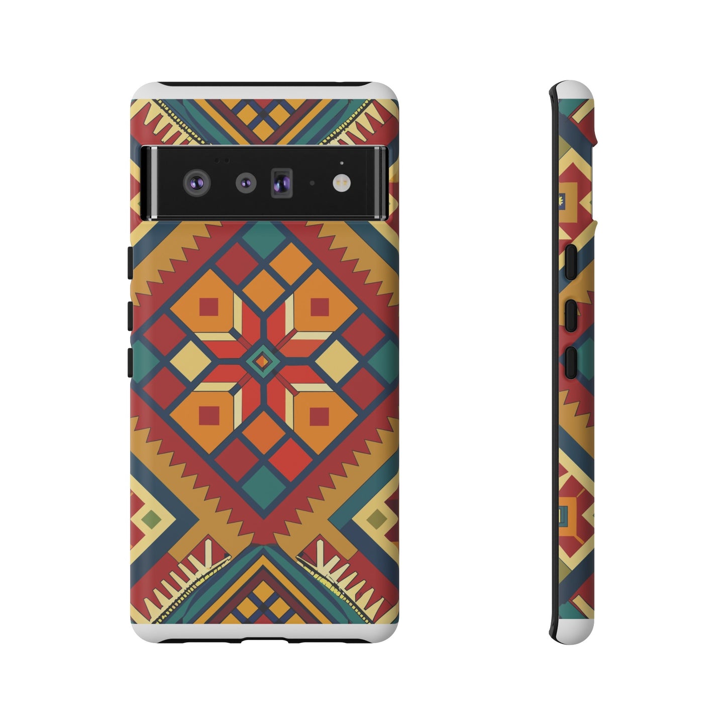 African Print Google Pixel Tough Cases